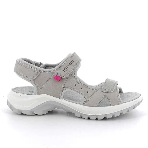 Woman Igi&Co Sandals And Flip Flops-Bone Women'S Leather Sandals