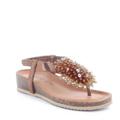 Woman Igi&Co Sandals And Flip Flops-Bronze Women'S Flip Flop Sandals