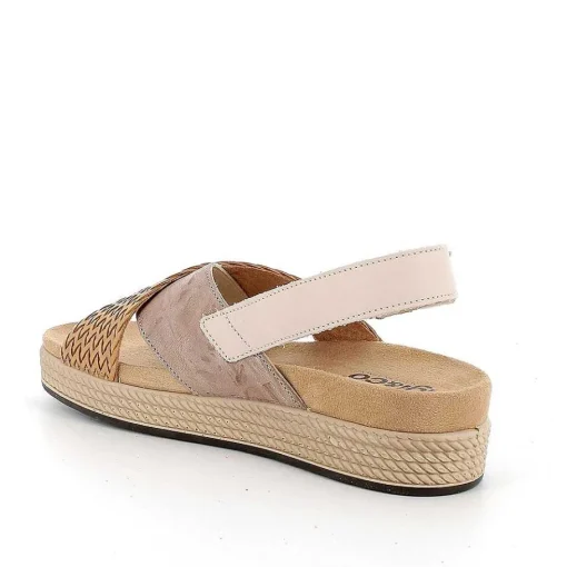 Woman Igi&Co Sandals And Flip Flops-Caramel Women'S Leather Sandals