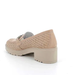 Woman Igi&Co Moccasins And Slip Ons-Castoro Women'S Heeled Loafers
