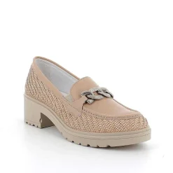 Woman Igi&Co Moccasins And Slip Ons-Castoro Women'S Heeled Loafers