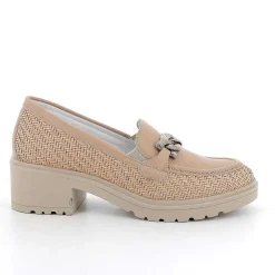 Woman Igi&Co Moccasins And Slip Ons-Castoro Women'S Heeled Loafers
