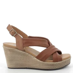 Woman Igi&Co Wedges-Cognac Women'S Wedge Sandal
