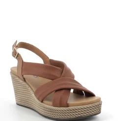 Woman Igi&Co Wedges-Cognac Women'S Wedge Sandal