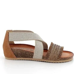 Woman Igi&Co Sandals And Flip Flops-Copper Women'S Leather Sandals