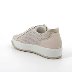 Woman Igi&Co Sneakers-Cream Women'S Leather Sneakers