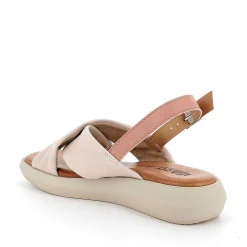 Woman Igi&Co Sandals And Flip Flops-Cream-Powder Women'S Leather Sandals