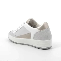 Woman Igi&Co Sneakers-Crystal-Silver Women'S Leather Sneakers