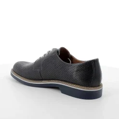 Man Igi&Co Lace Up-Dark Blue Men'S Leather Lace-Ups