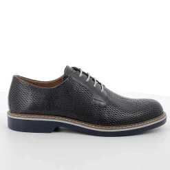 Man Igi&Co Lace Up-Dark Blue Men'S Leather Lace-Ups
