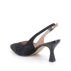 Woman Igi&Co Heeled Shoes-Decollete With Back Strap For Women Black