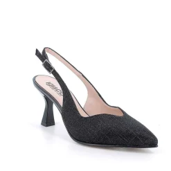 Woman Igi&Co Heeled Shoes-Decollete With Back Strap For Women Black