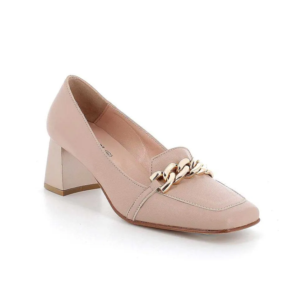 Woman Igi&Co Heeled Shoes-Dust Women'S Leather Heeled Pumps