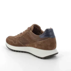 Man Igi&Co Sneakers-Gore-Tex Men'S Leather Sneakers Tobacco