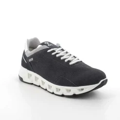 Man Igi&Co Sneakers-Gore-Tex Surround Leather Sneakers For Men Blue