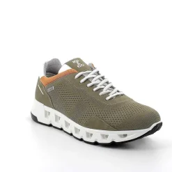 Man Igi&Co Sneakers-Gore-Tex Surround Leather Sneakers For Men In Military Green