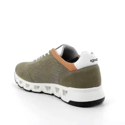 Man Igi&Co Sneakers-Gore-Tex Surround Leather Sneakers For Men In Military Green