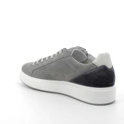 Man Igi&Co Sneakers-Gray Men'S Leather Sneakers