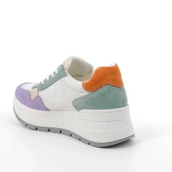 Woman Igi&Co Wedges-Iris-Salvia-White Women'S Wedge Sneakers