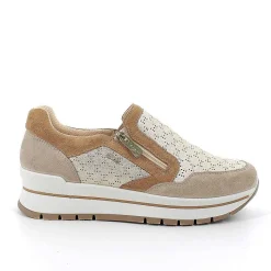 Woman Igi&Co Sneakers-Ivory-Platinum Women'S Leather Sneakers