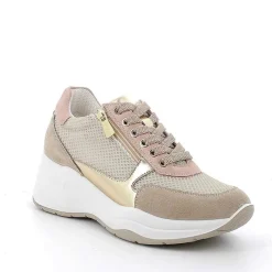 Woman Igi&Co Wedges-Ivory-Skin Women'S Wedge Sneakers