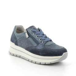 Woman Igi&Co Sneakers-Jeans-Avio Women'S Leather Sneakers