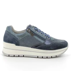 Woman Igi&Co Sneakers-Jeans-Avio Women'S Leather Sneakers