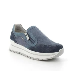 Woman Igi&Co Sneakers-Jeans-Avio Women'S Leather Sneakers