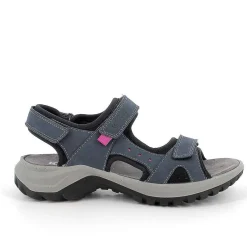 Woman Igi&Co Sandals And Flip Flops-Light Blue Women'S Leather Sandals