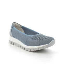 Woman Igi&Co Sneakers-Light Blue-Silver Women'S Ballerinas