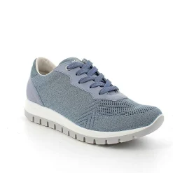 Woman Igi&Co Sneakers-Light Blue-Silver Women'S Sneakers