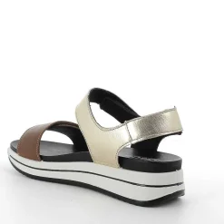 Woman Igi&Co Sandals And Flip Flops-Light Brown-Platinum Women'S Leather Sandal