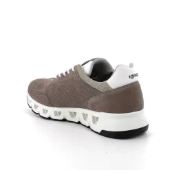 Man Igi&Co Sneakers-Men'S Gore-Tex Surround Leather Sneakers Pewter
