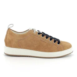 Man Igi&Co Sneakers-Men'S Leather Sneakers Tan
