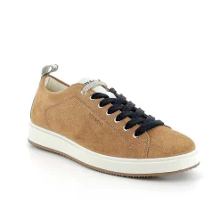 Man Igi&Co Sneakers-Men'S Leather Sneakers Tan