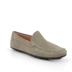 Man Igi&Co Moccasins And Flat Shoes-Military Green Men'S Leather Loafers