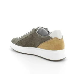 Man Igi&Co Sneakers-Military Green Men'S Leather Sneakers