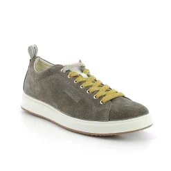 Man Igi&Co Sneakers-Military Green Men'S Leather Sneakers