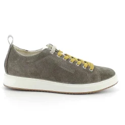 Man Igi&Co Sneakers-Military Green Men'S Leather Sneakers
