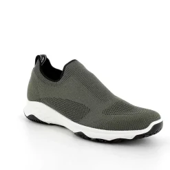 Man Igi&Co Moccasins And Flat Shoes-Military Green Men'S Slip On Sock