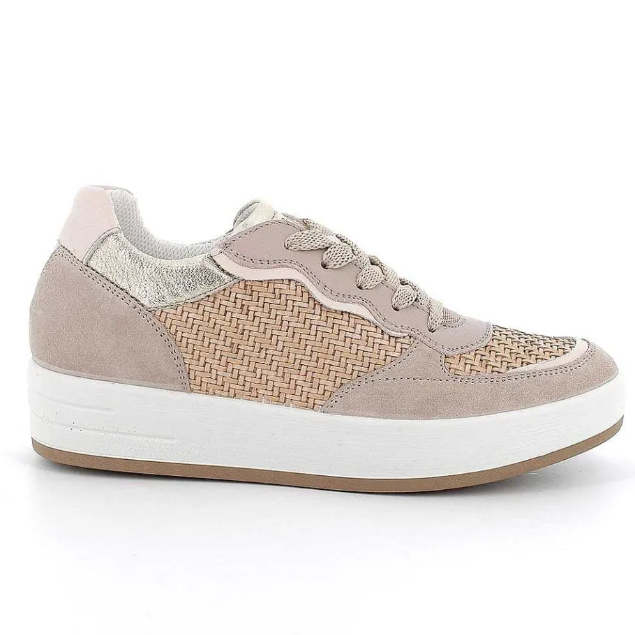 Woman Igi&Co Sneakers-Mink-Beige Women'S Sneakers