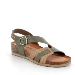 Woman Igi&Co Sandals And Flip Flops-Mud-Copper Women'S Leather Sandals