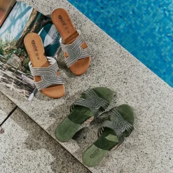 Woman Igi&Co Sandals And Flip Flops-Pearl Women'S Leather Sandals