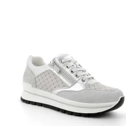 Woman Igi&Co Sneakers-Pearl-Light Gray Women'S Leather Sneaker
