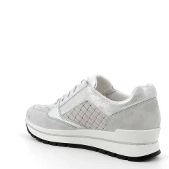Woman Igi&Co Sneakers-Pearl-Light Gray Women'S Leather Sneaker