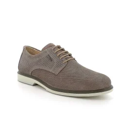 Man Igi&Co Lace Up-Pewter Men'S Leather Lace-Ups