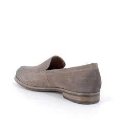 Man Igi&Co Moccasins And Flat Shoes-Pewter Men'S Leather Loafers