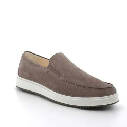 Man Igi&Co Sneakers-Pewter Men'S Leather Loafers