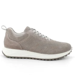 Man Igi&Co Sneakers-Pewter Men'S Leather Sneakers