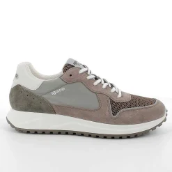 Man Igi&Co Sneakers-Pewter Men'S Sneakers